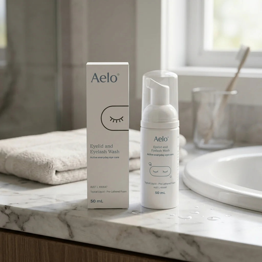 Aelo eyelid wash